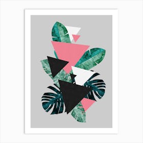 Leaf composition Art Print