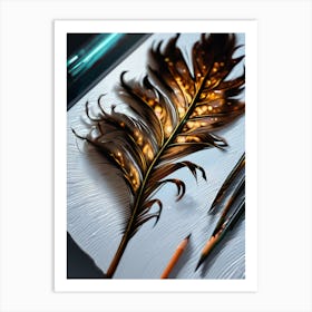 Feather Art Art Print