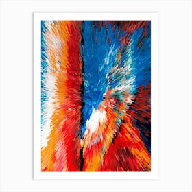 Acrylic Extruded Painting 307 Art Print