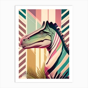 Kentrosaurus Pastel Dinosaur Art Print