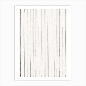 Black And White Stripes Art Print