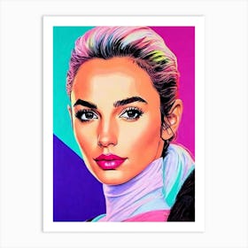 Gal Gadot Pop Movies Art Movies Art Print