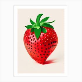A Single Strawberry, Fruit, Fauvism Matisse 2 Art Print