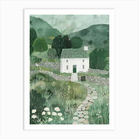 Cottage In The Woods Art Print