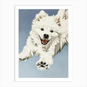 Samoyed 3 Art Print