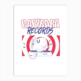 Carybara Records Poster