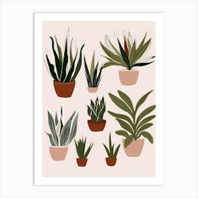 Potted Plants 13 Art Print