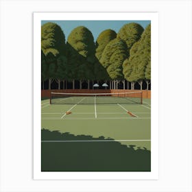 Tennis Court4 Art Print