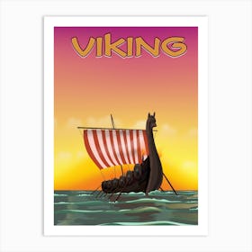 Viking Ship Art Print