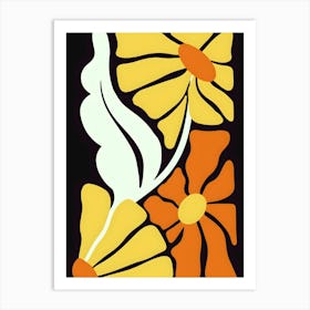 Henri Matisse Flowers And Leaves Art Print