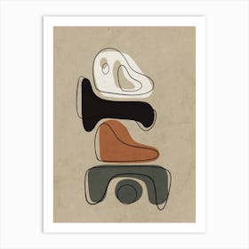 Shoe Stacks Art Print