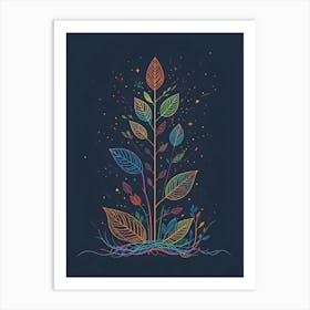 Tree of Colors Art Print