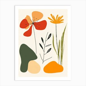 Flowers And Plants 3 Art Print