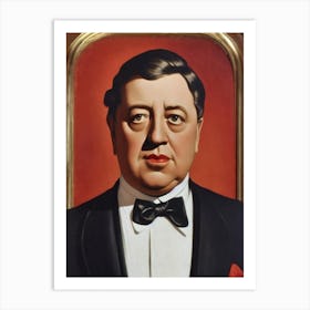 Charles Laughton Illustration Movies Art Print