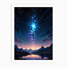 Starry Sky 7 Art Print