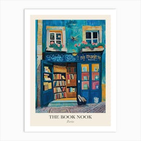 Porto Book Nook Bookshop 3 Poster Art Print
