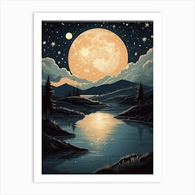 Default High Quality The Night Sky I Looked Up At From A Pitch 0 Ba05582f Ed9e 492e 9cc6 Ae422e7b29c9 1 Art Print