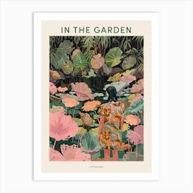 In The Garden Poster Lotusland Usa 1 Art Print