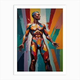 Geometric Man Art Print