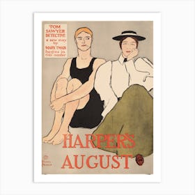 Harper's August , Edward Penfield Art Print