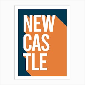 Newcastle Typography Art Print