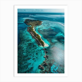 Maldives Island 6 Art Print