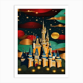 Magical Cinderella Castle Art Print
