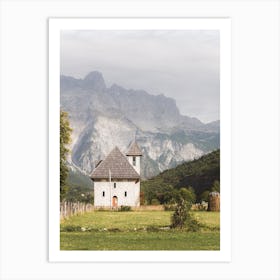 Church In The Mountains Art Print