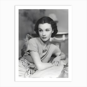 English Actress Vivien Leigh Art Print