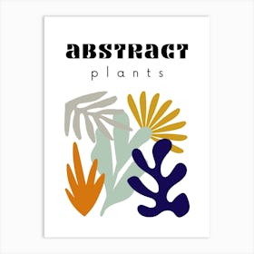 Abstract Plants Poster 2 Art Print