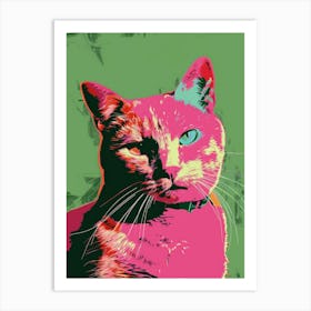 Pop - Cat 1 Art Print