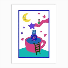 Zodiac Rabi And Moon 1 Art Print