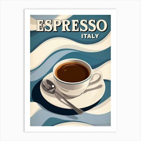 Italy Coffee Poster Art Print