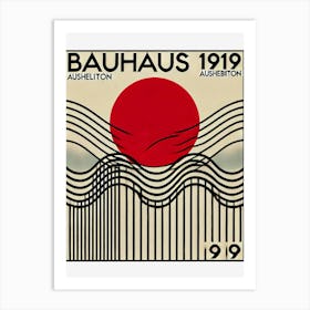 Bauhaus exhibition poster 3 Art Print