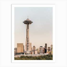 Seattle Skyline Art Print