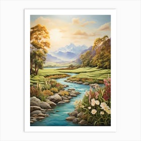 'River Valley' 1 Art Print