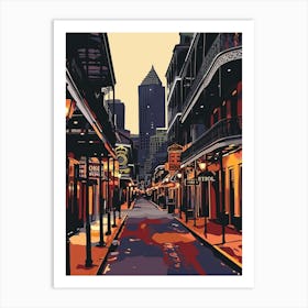 Bourbon Street Storybook Illustration 1 Art Print