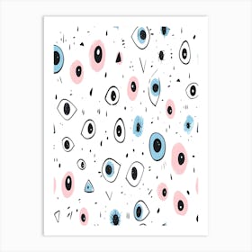 Eyeballs 1 Art Print