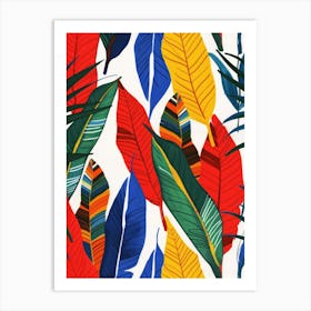 Tropical Leaves 191 Art Print