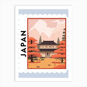 Japan 2 Travel Stamp Poster Art Print