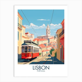 Lisbon Travel Print Portugal Gift Art Print