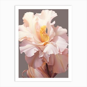 Floral Illustration Daffodil 3 Art Print