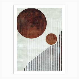 Abstract Circles, Bauhaus Art Print