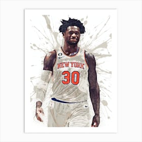 Julius Randle New York Knicks Art Print