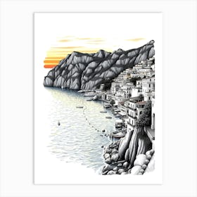 Amalfi Coast 10 Art Print