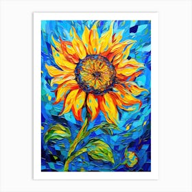 Sunflower Painting 2 Art Print