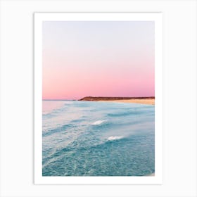 Elafonisi Beach, Crete, Greece Pink Photography 1 Art Print