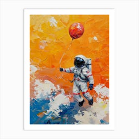 Astronaut In Space 14 Art Print