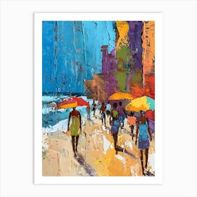 Colorful Beach 7 Art Print