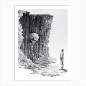 Man In A Cave 1 Art Print